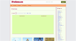 Desktop Screenshot of 8freegames.com